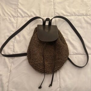 Cappelli Straworld Brown Woven Backpack